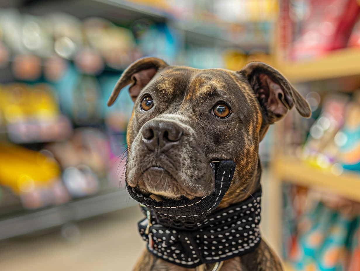 american staffordshire muselière