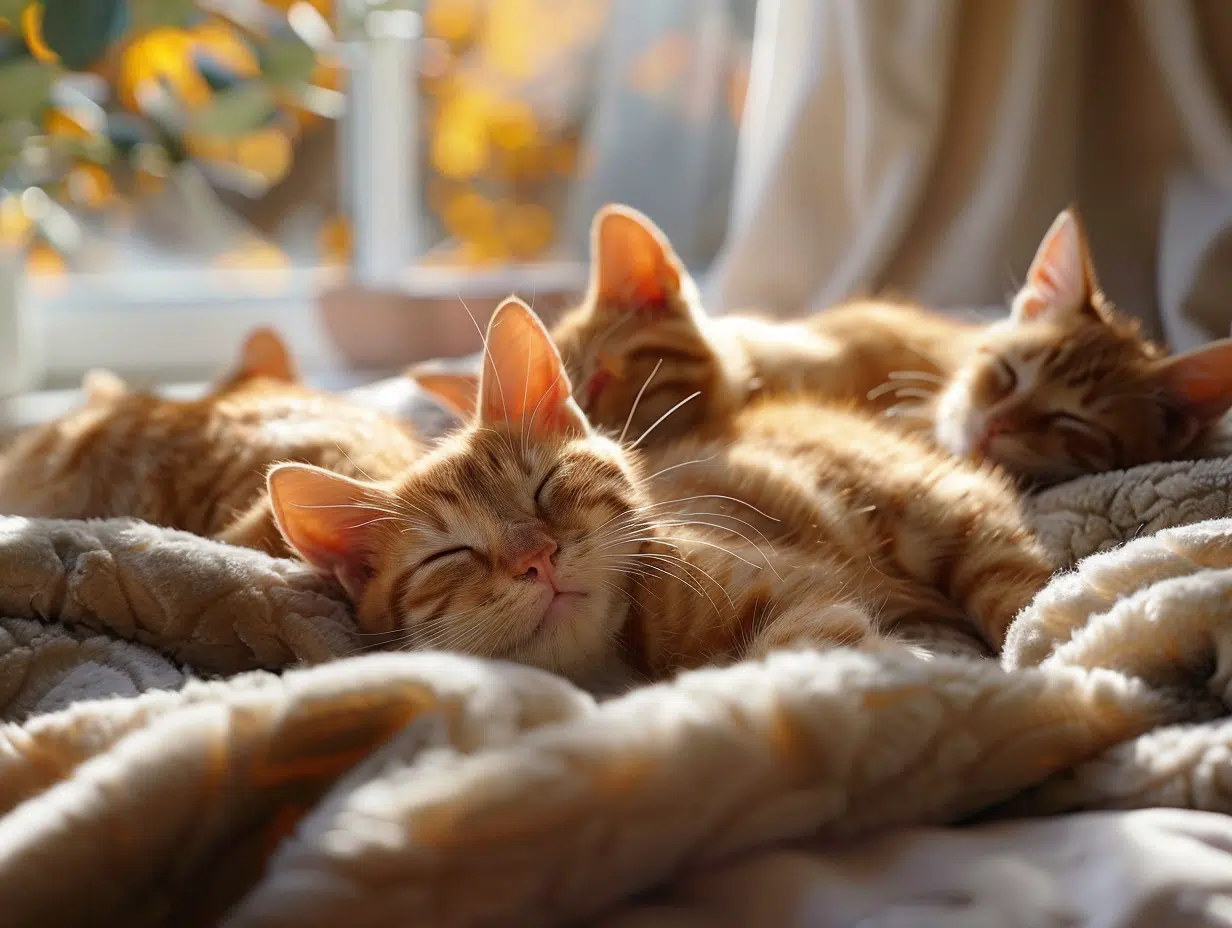 Signification des positions de sommeil du chat : interprétez leur comportement !