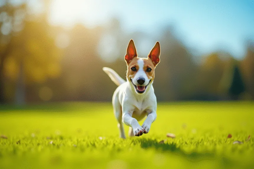 Jack Russell Terrier avec des signes de maladies courantes et préoccupantes