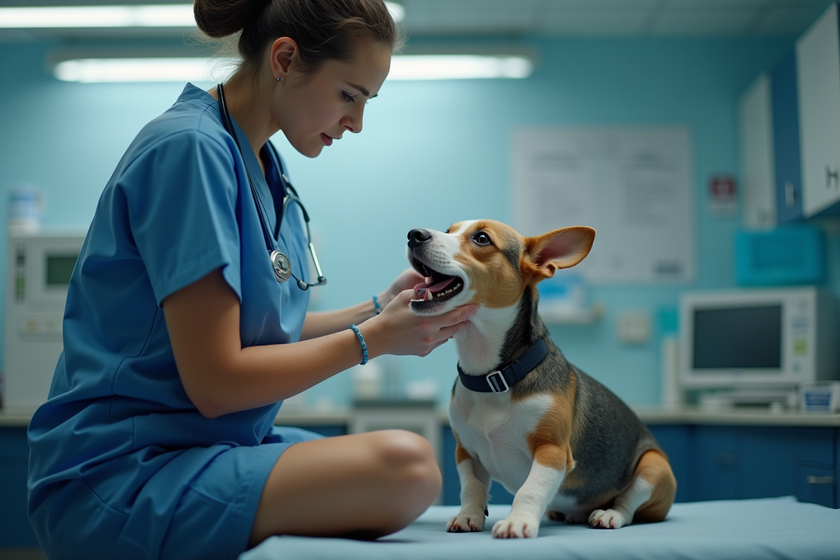 chien malade