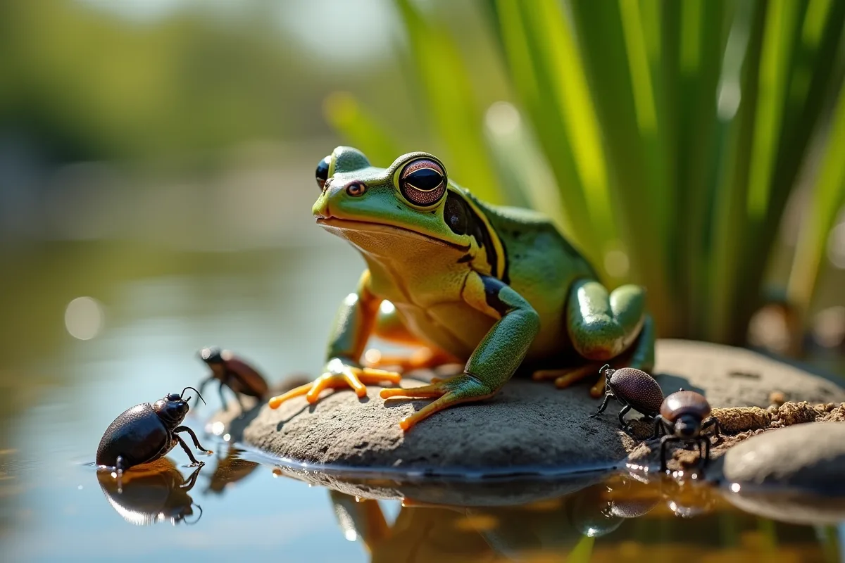 grenouilles jardin