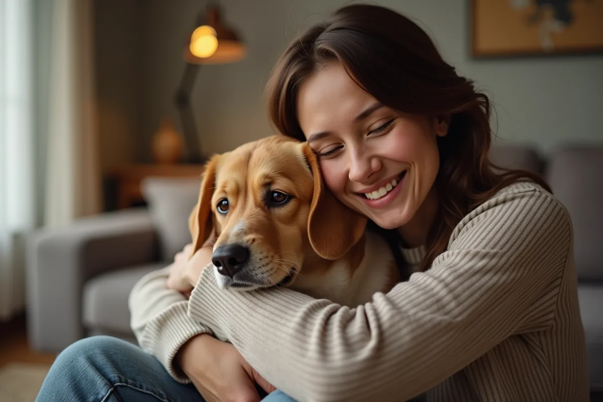 Chien joueur malgré des vomissements occasionnels