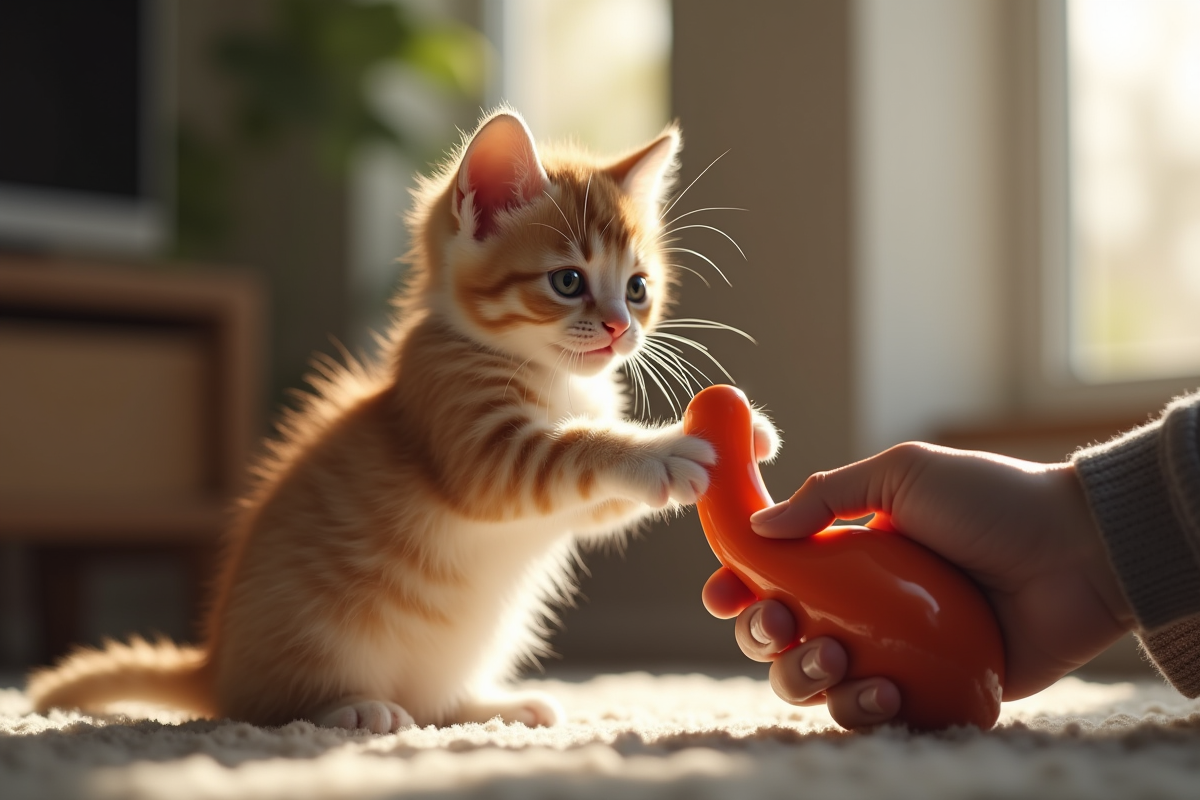 chaton mordillements