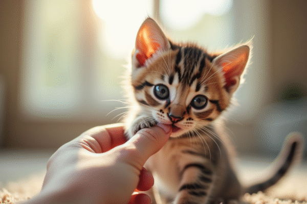Chaton : comment corriger les mordillements pour un comportement adapté