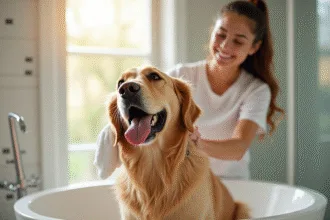 Techniques de séchage efficaces pour chiens après le bain