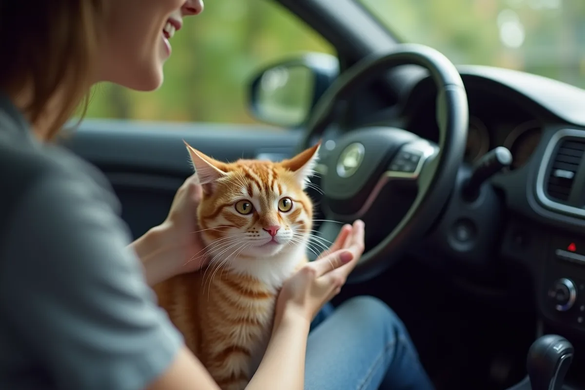 chat voiture